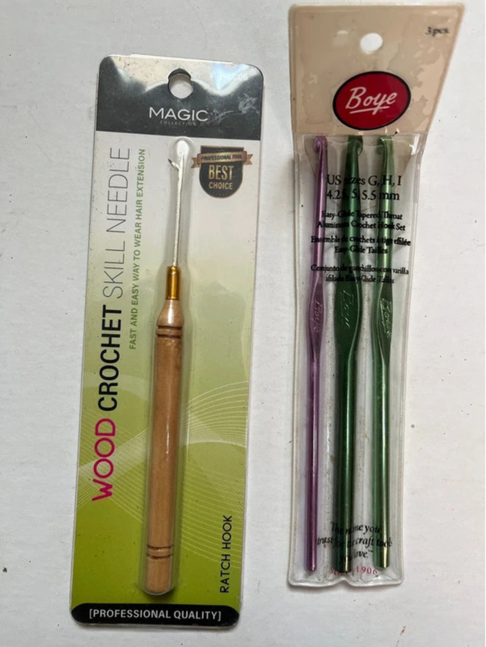 Crochet hooks